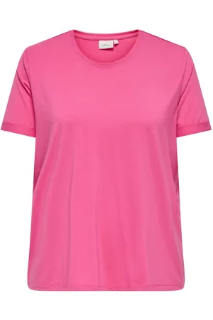 ONLY Shirt met korte mouwen CARMOSTER S/S FOLD UP TOP JRS NOOS
