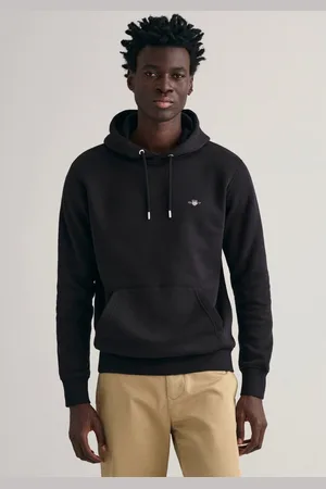 GANT Hoodie REG SHIELD HOODIE met logoborduursel op borsthoogte