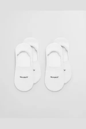 GANT Enkelsokken INVISIBLE SOCKS 2-PACK met siliconen inzetstuk op de hiel