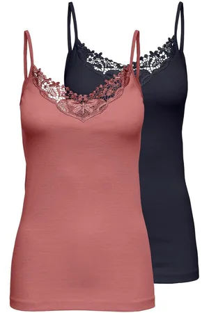 ONLY Kanten top ONLKIRA LACE SINGLET 2PACK NOOS (Set van 2)