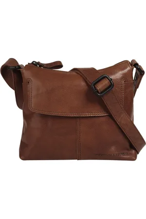 Spikes&Sparrow Schoudertas echt leder