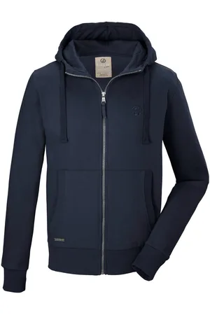 G.I.G.A. DX by killtec Sweatvest GS 8 MN SWT JCKT GOTS GOTS-gecertificeerd biologisch katoen, carbon-finish, casual look