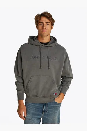 Tommy Hilfiger Hoodie TJM RLX TJ LABEL HOODIE met groot logoborduursel