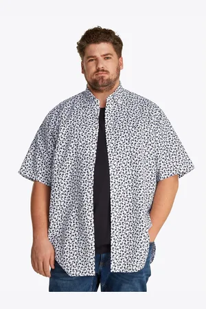 Tommy Hilfiger Overhemd met korte mouwen BT-LINEN BLEND MPRINT