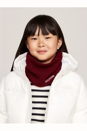 Tommy Hilfiger Gebreide sjaal MONOTYPE SNOOD met geborduurd logo-opschrift