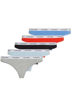Calvin Klein String 5 PACK THONG (LOW-RISE) (5 stuks, Set van 5)