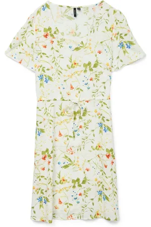 VERO MODA Mini-jurk VMEASY JOY SS SHORT DRESS WVN GA