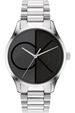 Calvin Klein Kwartshorloge Iconic Horloge, herenhorloge, mineraalglas, roestvrijstalen band