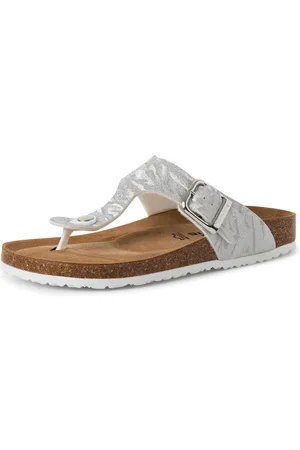 Tamaris Teenslippers Corra zomerschoen, slippers met comfortabele tussenstuk voor de tenen