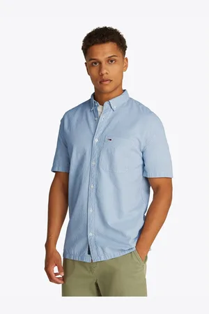 Tommy Hilfiger Overhemd met korte mouwen TJM REG SEERSUCKER STP SS SHIRT