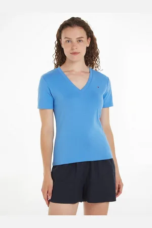 Tommy Hilfiger T-shirt SLIM CODY V-NK SS met geborduurd logo