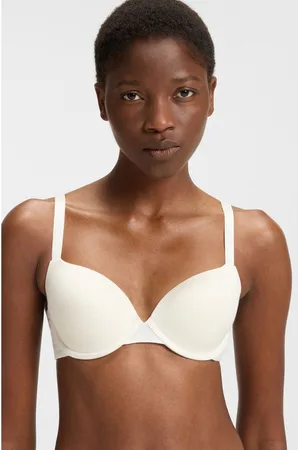 HUGO BOSS Beugel-bh UNDERWIRE BRA CI met tekst op de schouderbanden