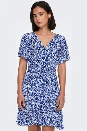 ONLY Mini-jurk ONLEVIDA S/S SHORT DRESS WVN NOOS