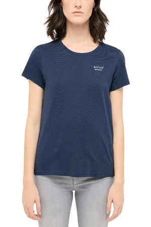 Mustang Shirt met korte mouwen Dames stijl Alma