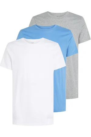 Calvin Klein T-shirt S/S CREW NECK 3PK met geborduurd logo (3-delig, Set van 3)