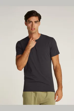 Calvin Klein T-shirt S/S CREW NECK 3PK met logo aan de zoom (3-delig, Set van 3)