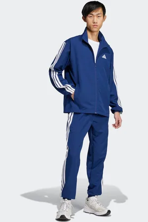 adidas Trainingspak M 3S WV TT TS drie-strepen geweven trainingspak (2-delig)