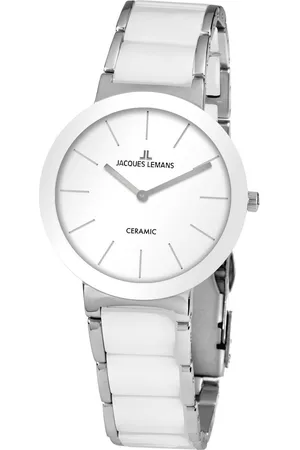 Jacques Lemans Keramisch horloge Monaco, 42-7B Quartz horloge, armbanduhr, dameshorloge, gehard Crystex-glas