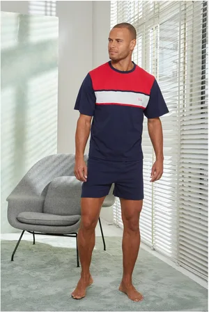 H.I.S Pyjama Pyjama met brede streep (2-delig, 1 stuk)