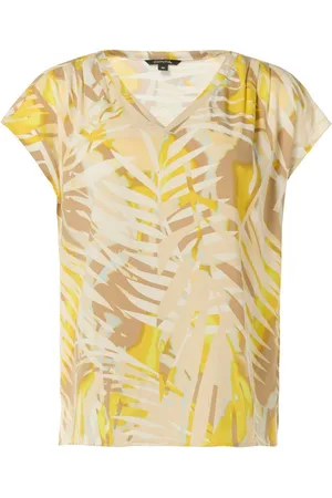 Comma, Blouse met korte mouwen met print all-over