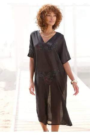 Lascana Lange tuniek gemaakt van lichtgewicht chiffon