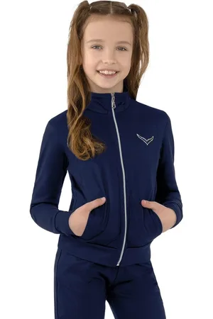 Trigema Sweatvest jas veredeld met kristallen (1-delig)