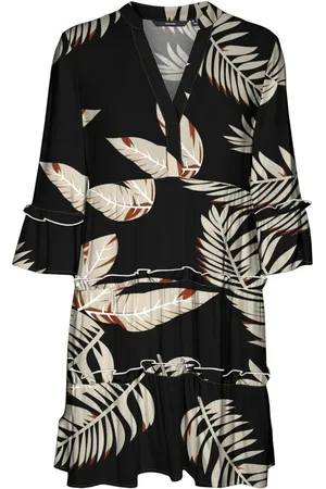 VERO MODA Tuniekjurk VMEASY JOY 3/4 SHORT DRESS WVN GA