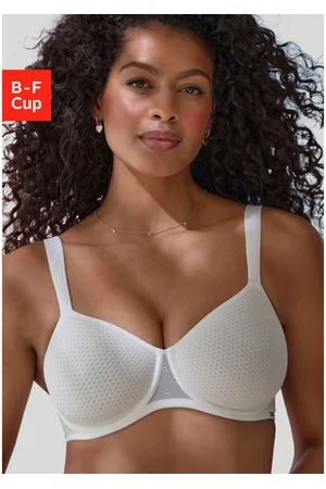 Lascana Minimizer-bh met beugel en cups van gemusterd spacer-materiaal, basic