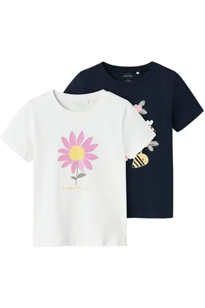 NAME IT Shirt met korte mouwen NMFVEEN 2P SS TOP J (set, 2-delig)