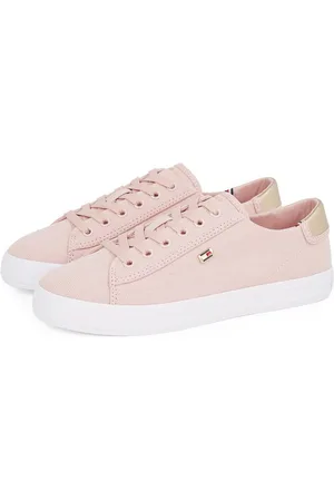 Tommy Hilfiger Plateausneakers VULC CANVAS LACE UP SNEAKER , vrijetijdsschoen, lage schoen, veterschoen, in smalle vorm