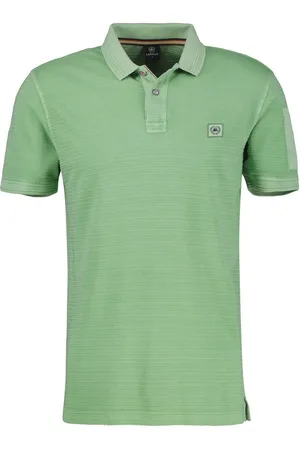 Lerros Poloshirt tonale gestreepte poloshirt voor heren
