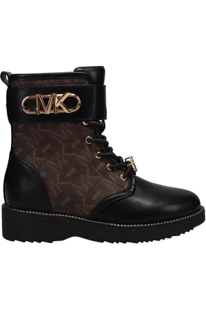 Michael Kors Veterschoenen HASKELL EMPIRE MONOGRAM Monogram laarzen, veterschoenen, winterlaarzen met metalen logo-embleem