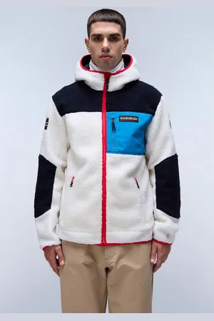 Napapijri Pluchen jack YUPIK met contrastkleurige details