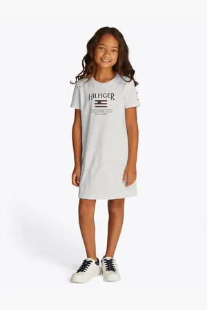 Tommy Hilfiger Shirtjurk HILFIGER SEQUINS FLAG TEE DRESS