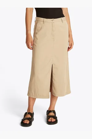 Tommy Hilfiger Geweven rok CO TENCEL MIDI SKIRT