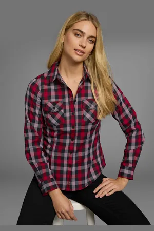ARIZONA Geruite blouse Casual houthakkers-look
