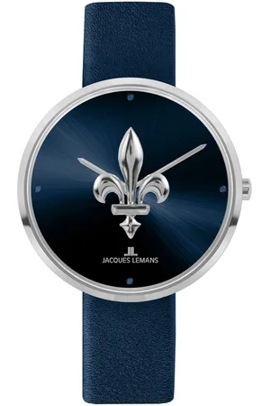 Jacques Lemans Kwartshorloge Design Collection Polshorloge, dameshorloge, gehard crystexglas, leren armband