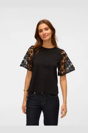VERO MODA Shirt met korte mouwen VMPANNA 2/4 TOP JRS