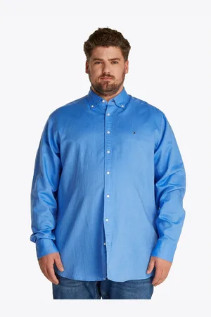 Tommy Hilfiger Overhemd met lange mouwen BT-LINEN BLEND SOLID