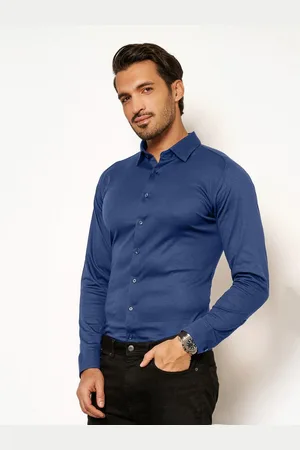 DESOTO Overhemd met lange mouwen Casual Kent 1/1 Met een ronde hals