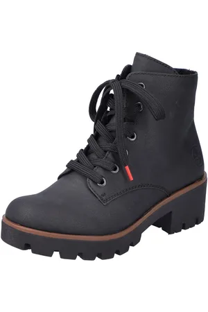 Rieker Veterlaarsjes , veterschoenen, outdoorankle boots met robuuste profielzool