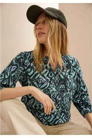 CECIL Klassieke blouse met print all-over