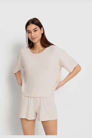 Lascana Shortama met kleine sierknoopsluiting (2-delig)