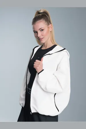 Trigema Sweatvest dunne hoodie met praktische zakken (1-delig)