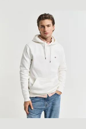 GANT Hoodie REG SHIELD HOODIE met logoborduursel op borsthoogte