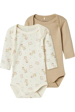 NAME IT Body NBNBODY 3P LS JET STREAM GIRAFFE NOOS (set, 3-delig)