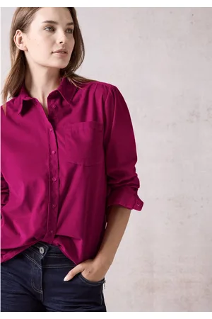 CECIL Blouse met lange mouwen met zak