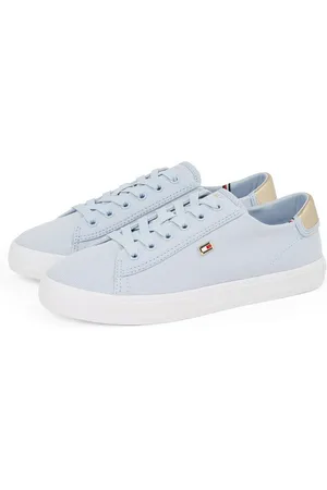 Tommy Hilfiger Plateausneakers VULC CANVAS LACE UP SNEAKER , vrijetijdsschoen, lage schoen, veterschoen, in smalle vorm