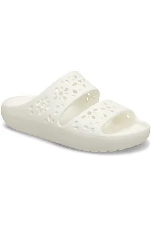 Crocs Badslippers Classic Floral Cut Out Sandal