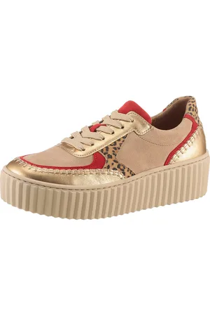 Gabor Plateausneakers , vrijetijdsschoen, lage schoen, veterschoen met best fitting-uitrusting